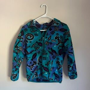 Kids Patagonia fleece half zip